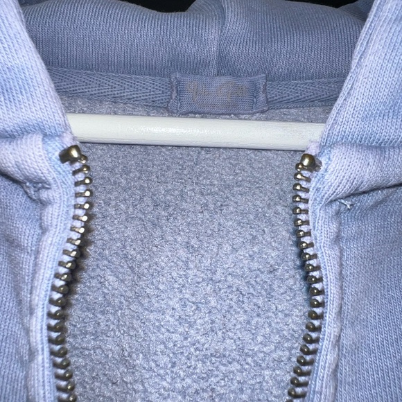 Blue ombré brandy Melville John galt Christy zip up - Picture 2 of 3
